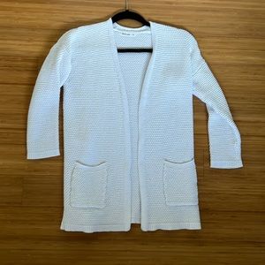 Marine Layer white cardigan XS